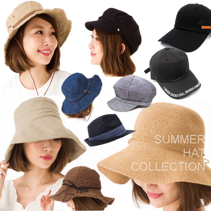 夏 帽子 ハット コレクション.jpg